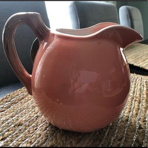 Vintage Peach Fruit Vase